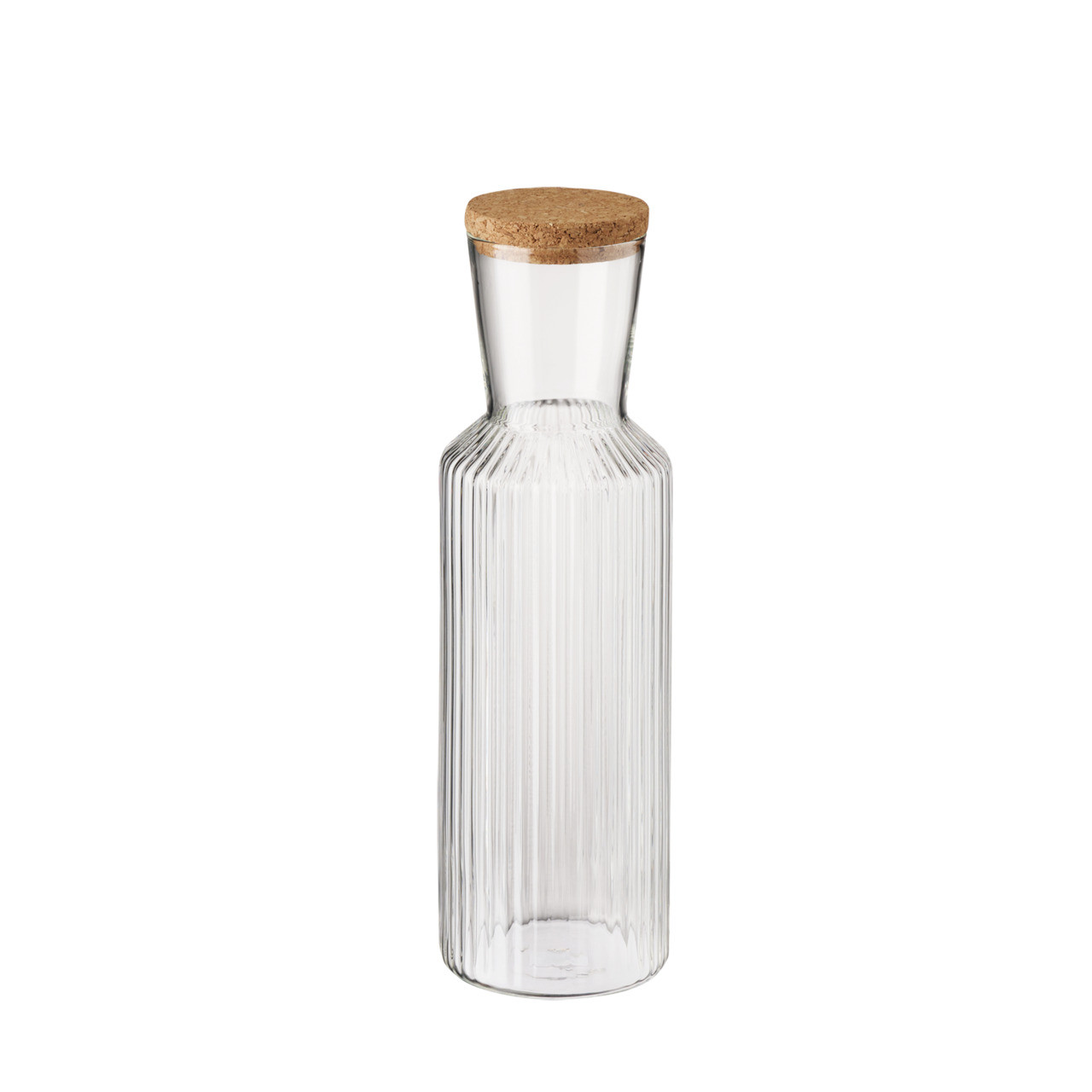 Glaskaraffe 90 mm / 1,00 l mit Deckel aus Kork